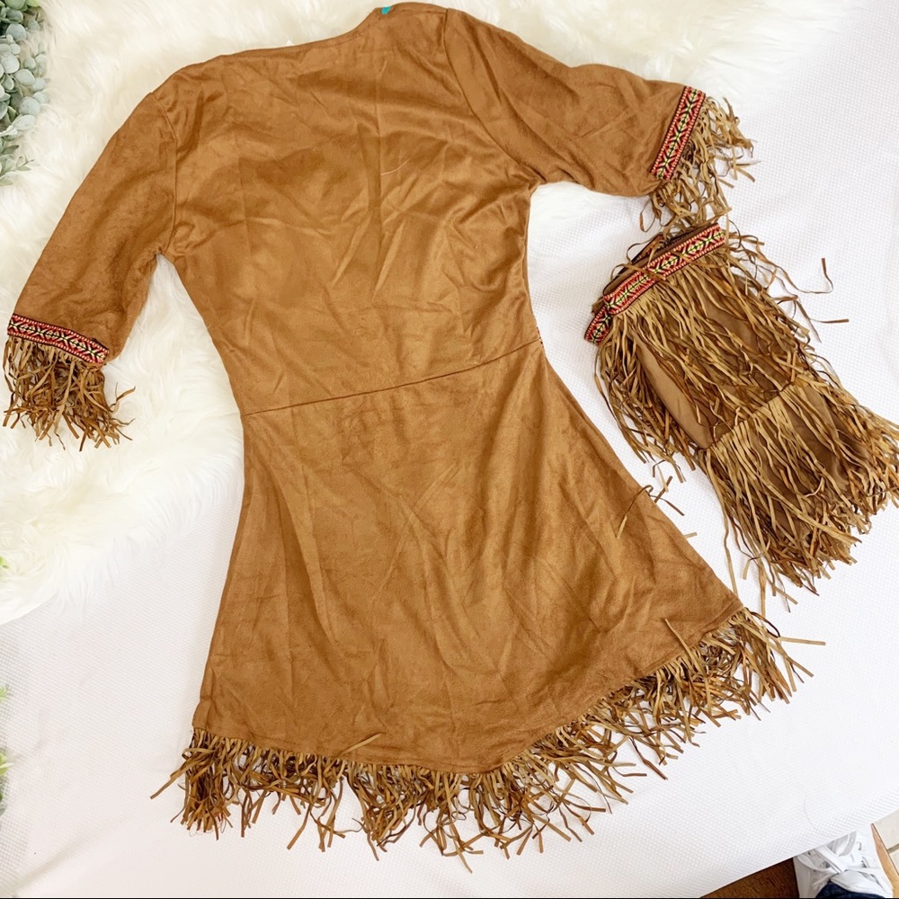 Dream Catcher Cutie Girls Toddler Native American Halloween Costume - Picture 7 of 11